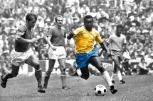 Pele . Edson Erantes De Nascimento. a.k.a. Pele of Brazil