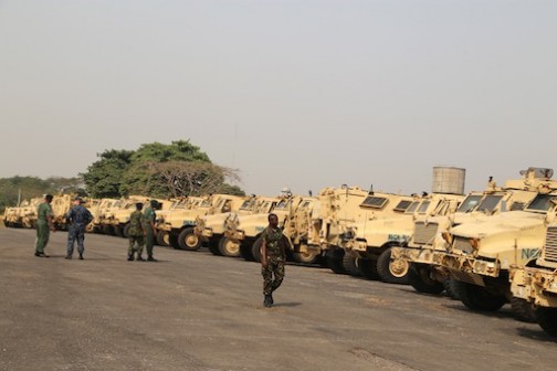 US donated 24 mine-resistant, ambush-protected vehicles to Nigeria’s military to fight Boko Haram