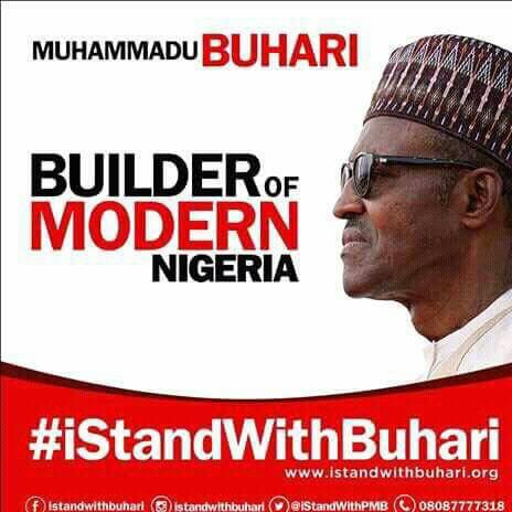 I Stand With Buhari. logo